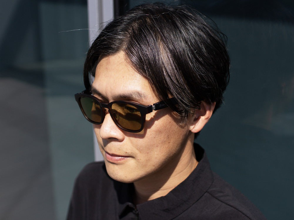 JINS × Snow Peak SUNGLASSES ï¼?60° Wellington Sunglasses Matt Brown Demi