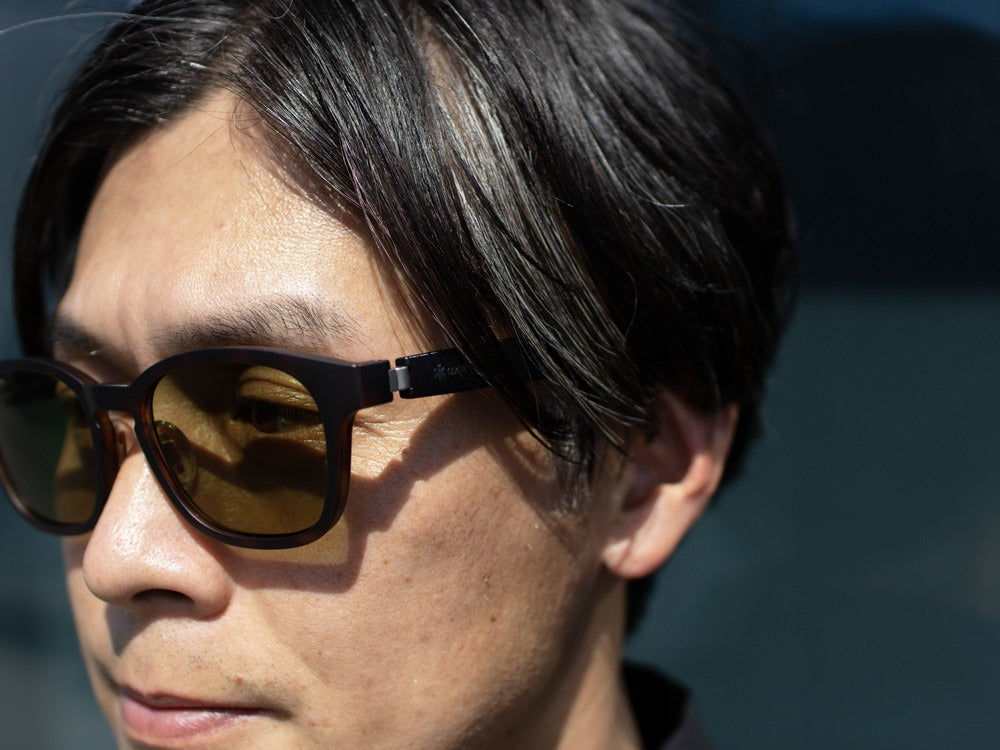 JINS × Snow Peak SUNGLASSES ï¼?60° Wellington Sunglasses Matt Brown Demi