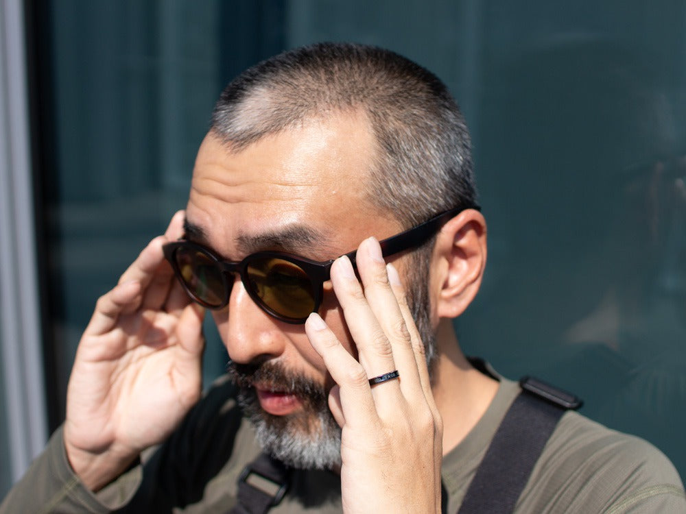 JINS × Snow Peak SUNGLASSES ï¼?60° Boston Sunglasses Matt Brown Demi