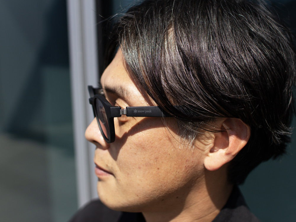 JINS × Snow Peak SUNGLASSES ï¼?60° Boston Sunglasses Matte Black