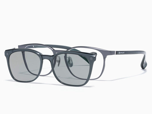 JINS × Snow Peak JINS Switch Metal Flip Up ï¼?60° Wellington Gunmetal