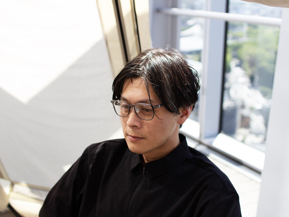 JINS × Snow Peak JINS Switch Metal Flip Up ï¼?60° Wellington Gunmetal