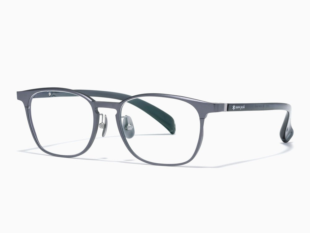 JINS × Snow Peak JINS Switch Metal Flip Up ï¼?60° Wellington Gunmetal