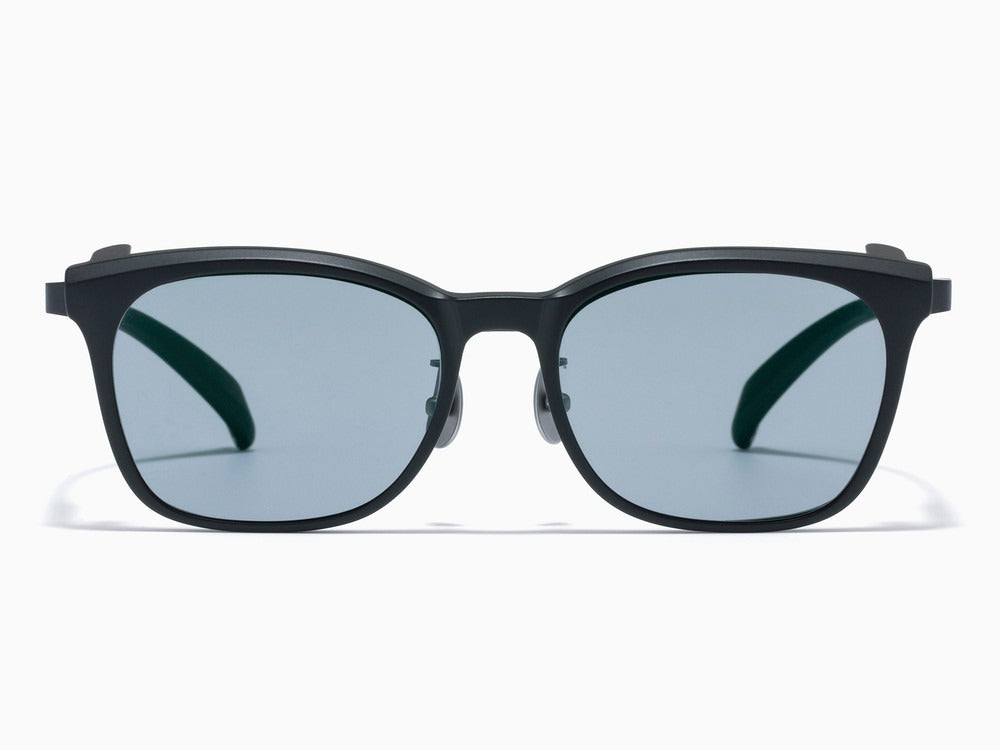 JINS × Snow Peak JINS Switch Metal Flip Up ï¼?60° Wellington Matt Black