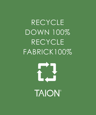 TAION OVER SIZE DOWN HOODIE (ECO)