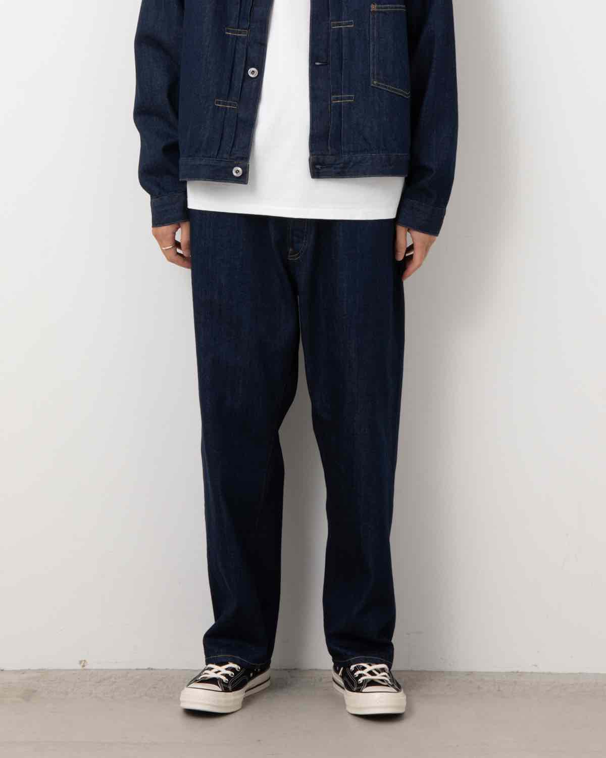 A.PRESSE No.22 Washed Wide Denim Pants