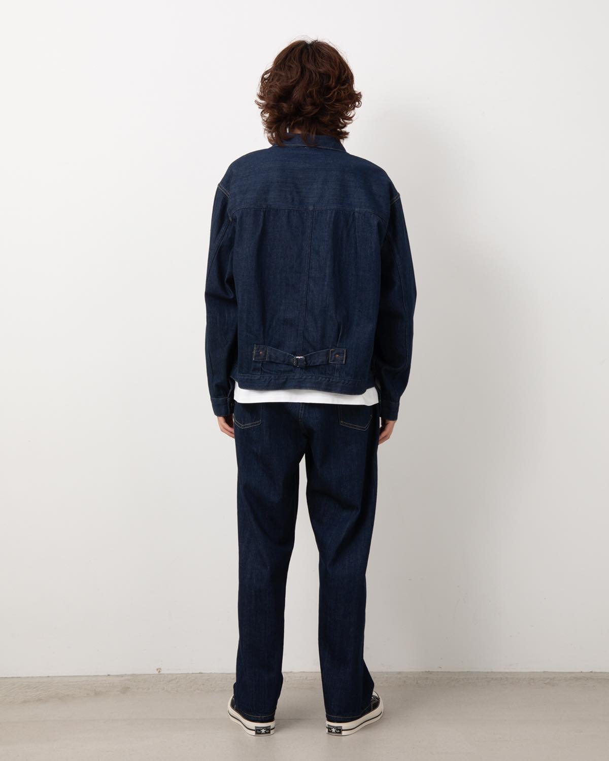 A.PRESSE No.22 Washed Wide Denim Pants