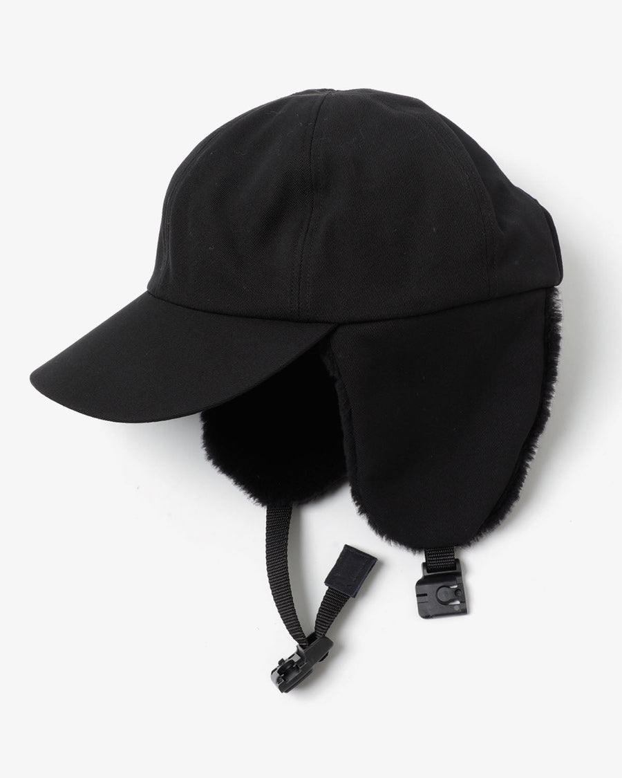 COMESANDGOES CLEAR TWILL EAR CAP 2 (FIDLOCK)