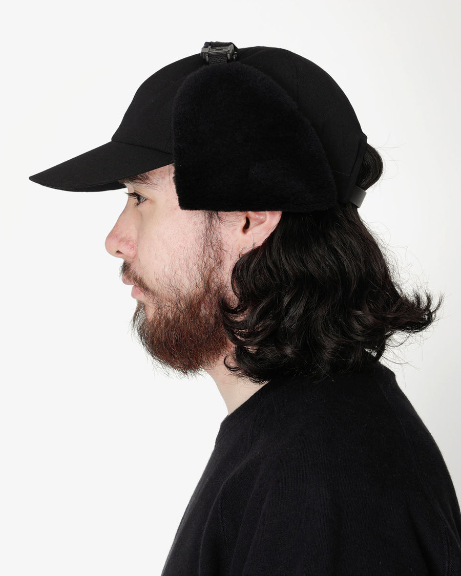 COMESANDGOES CLEAR TWILL EAR CAP 2 (FIDLOCK)