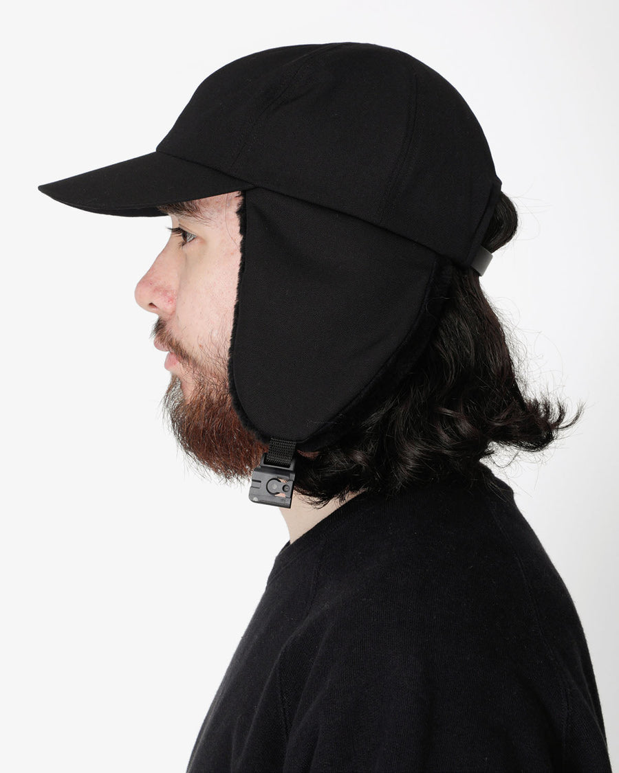 COMESANDGOES CLEAR TWILL EAR CAP 2 (FIDLOCK)