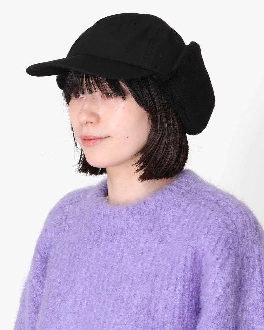 COMESANDGOES CLEAR TWILL EAR CAP 2 (FIDLOCK)