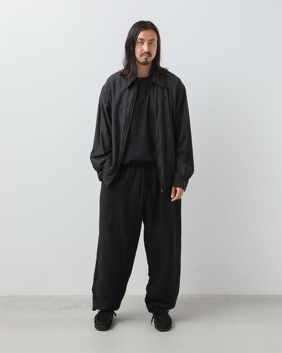 COMOLI Wool Silk Swing Top