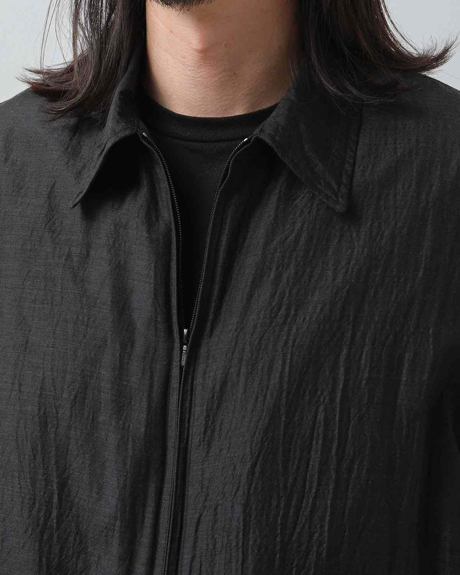 COMOLI Wool Silk Swing Top