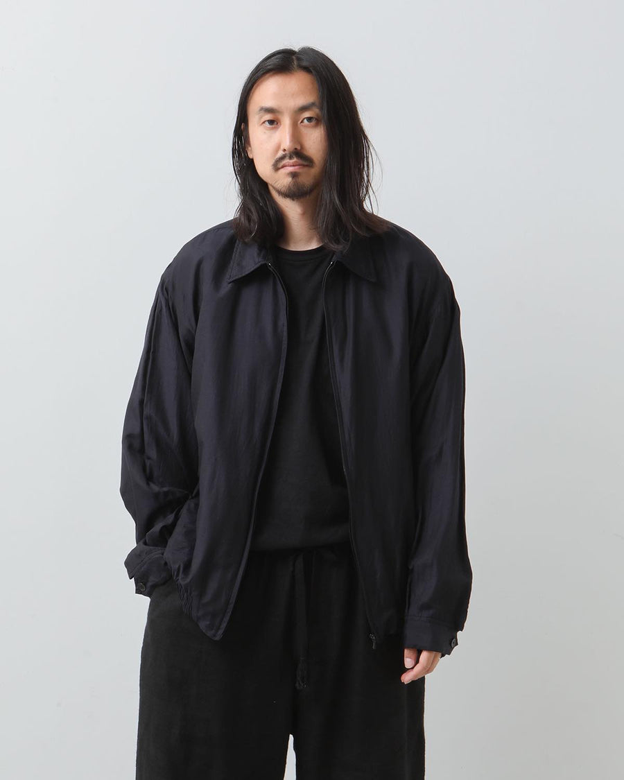 COMOLI Wool Silk Swing Top