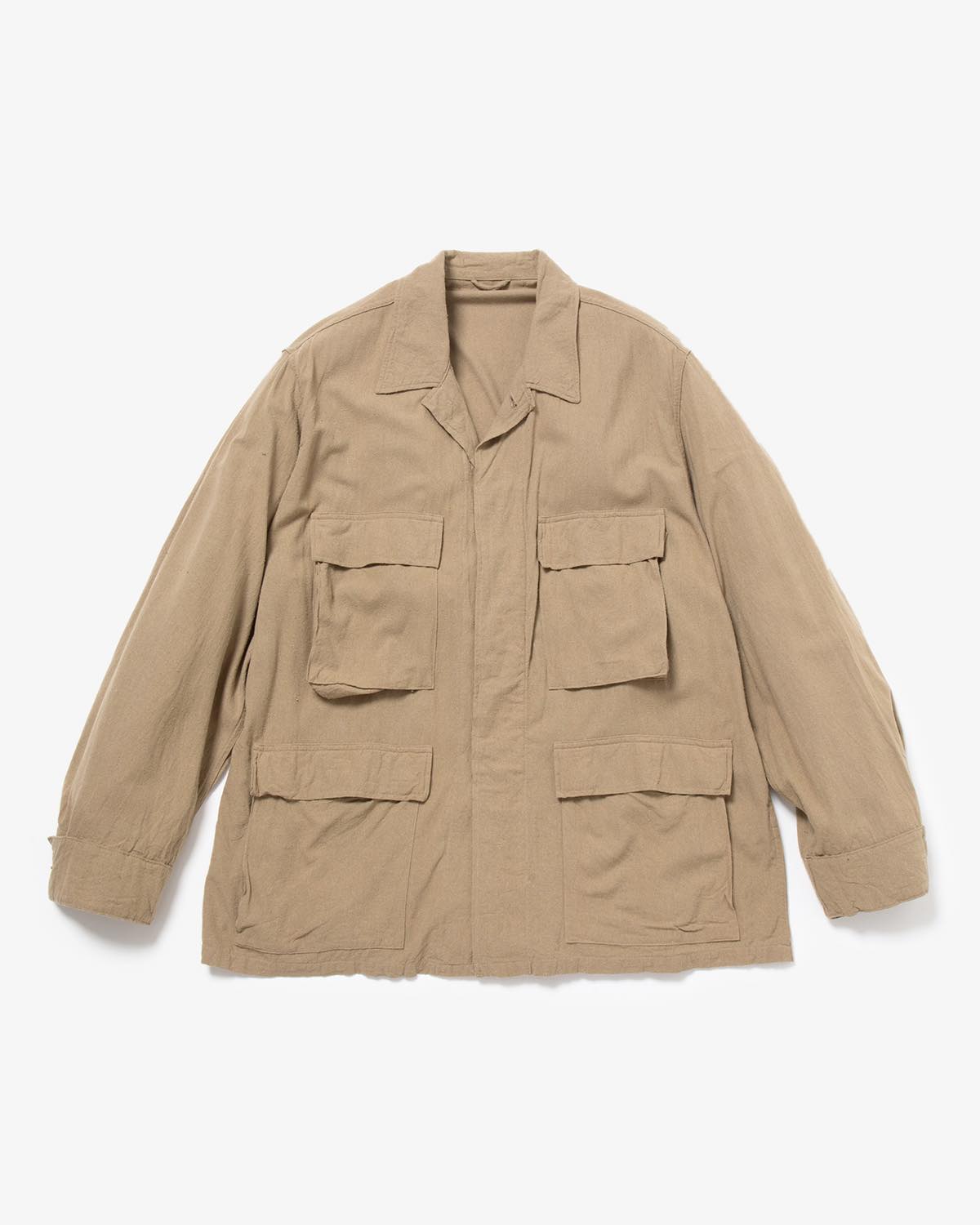 COMOLI Raw Silk BDU Jacket