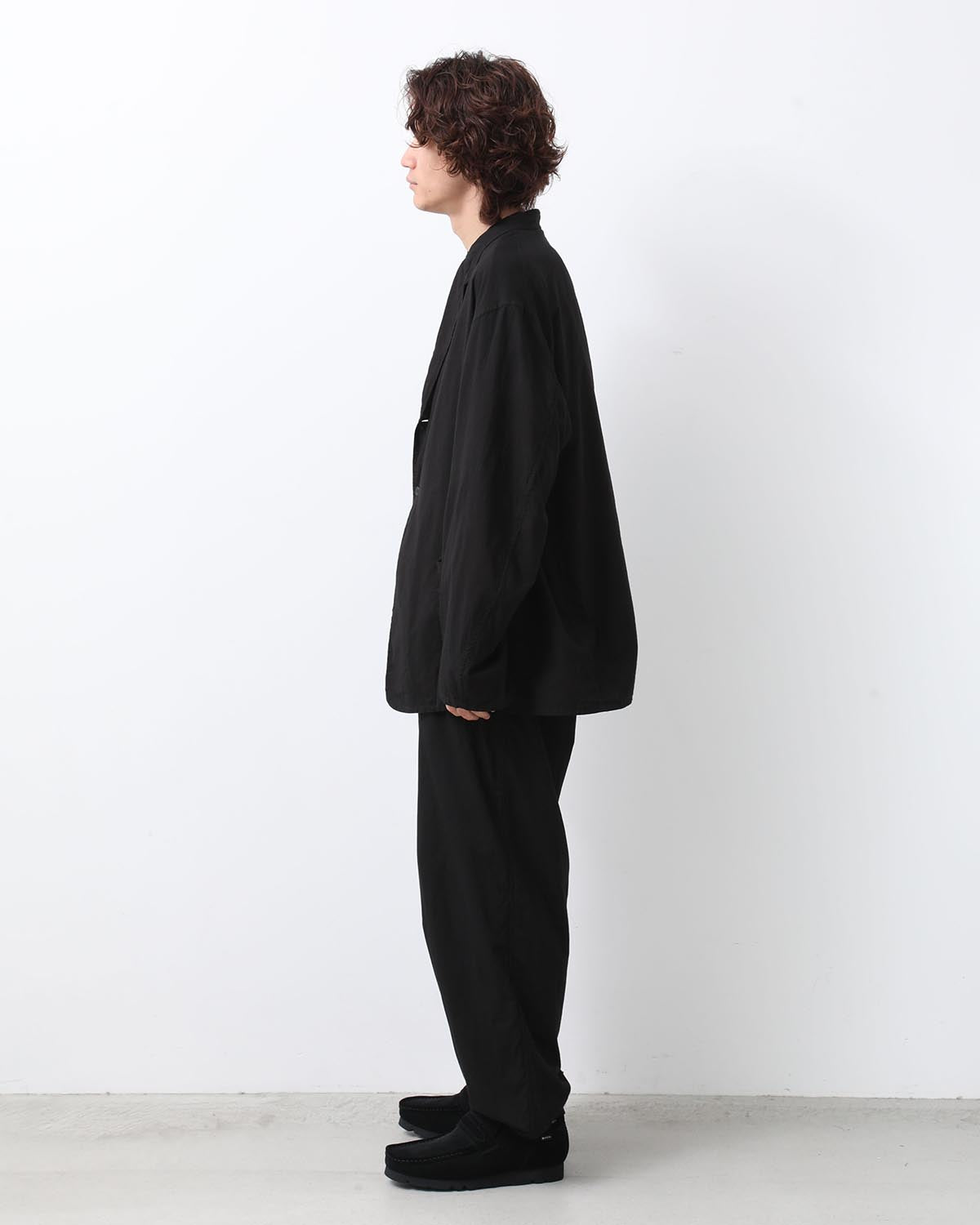 COMOLI KHADI Cotton Drawstring Pants