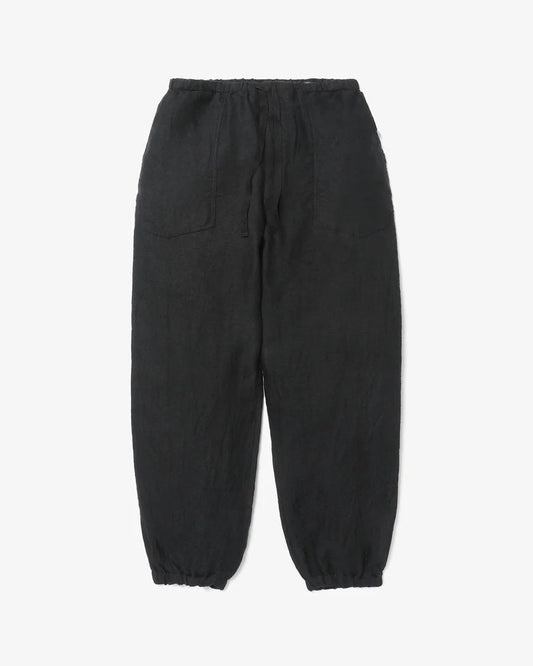 COMOLI Linen Satin Drawstring Pants