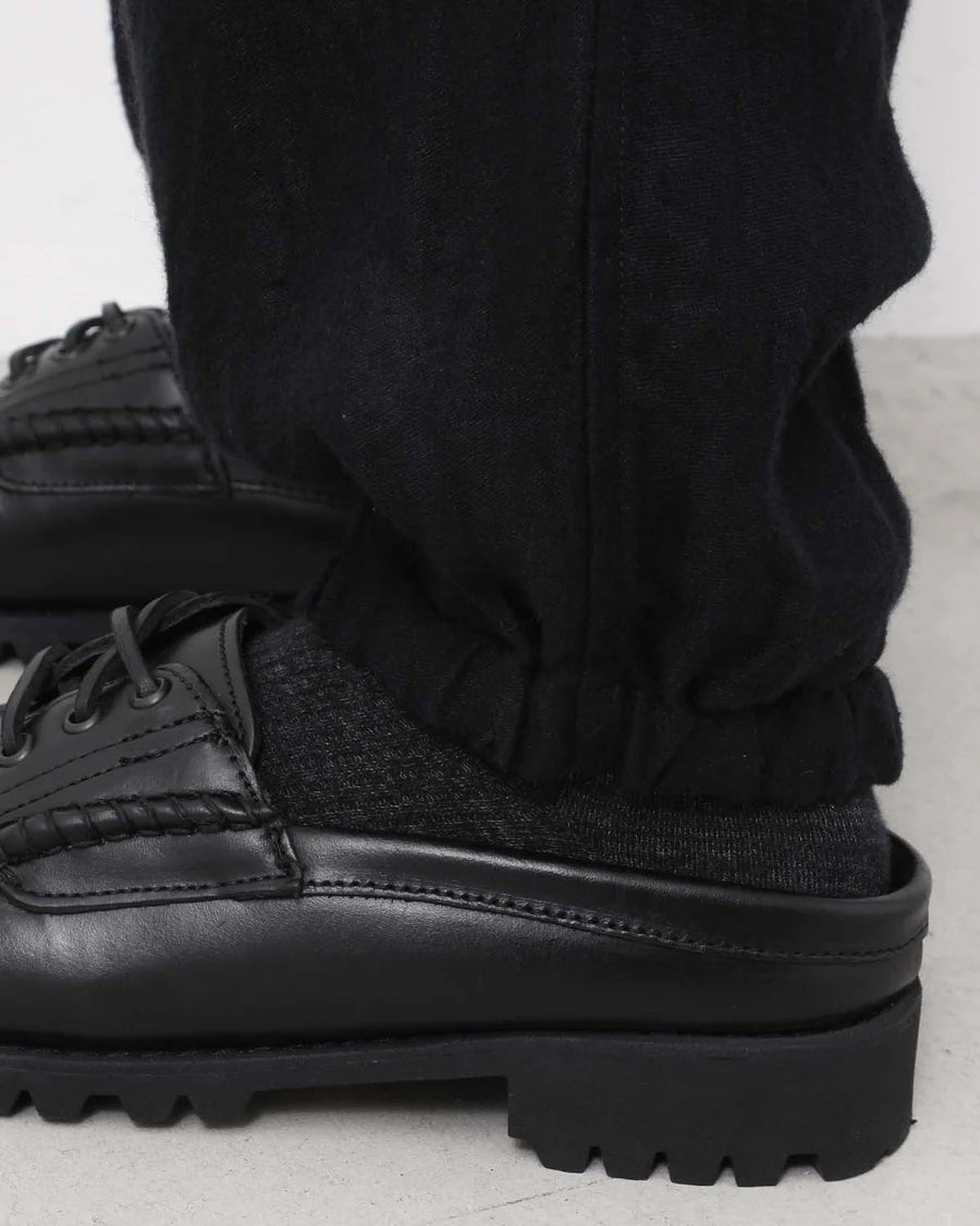 COMOLI Linen Satin Drawstring Pants