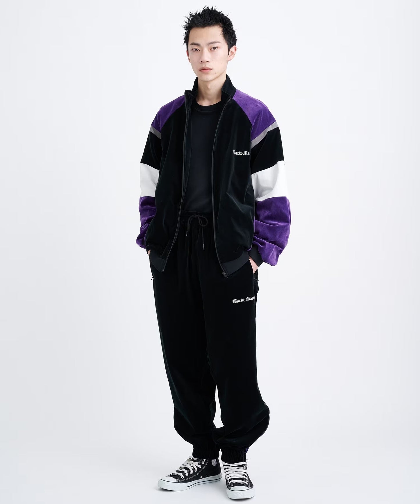 WACKO MARIA VELVETEEN TRACK PANTS