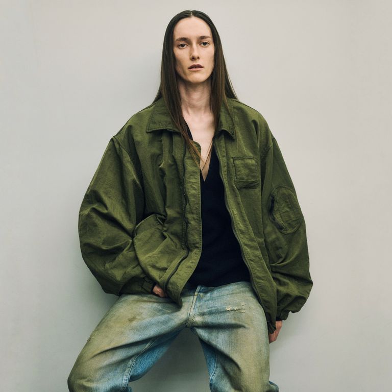 ssstein LOOSE DENIM JEANS