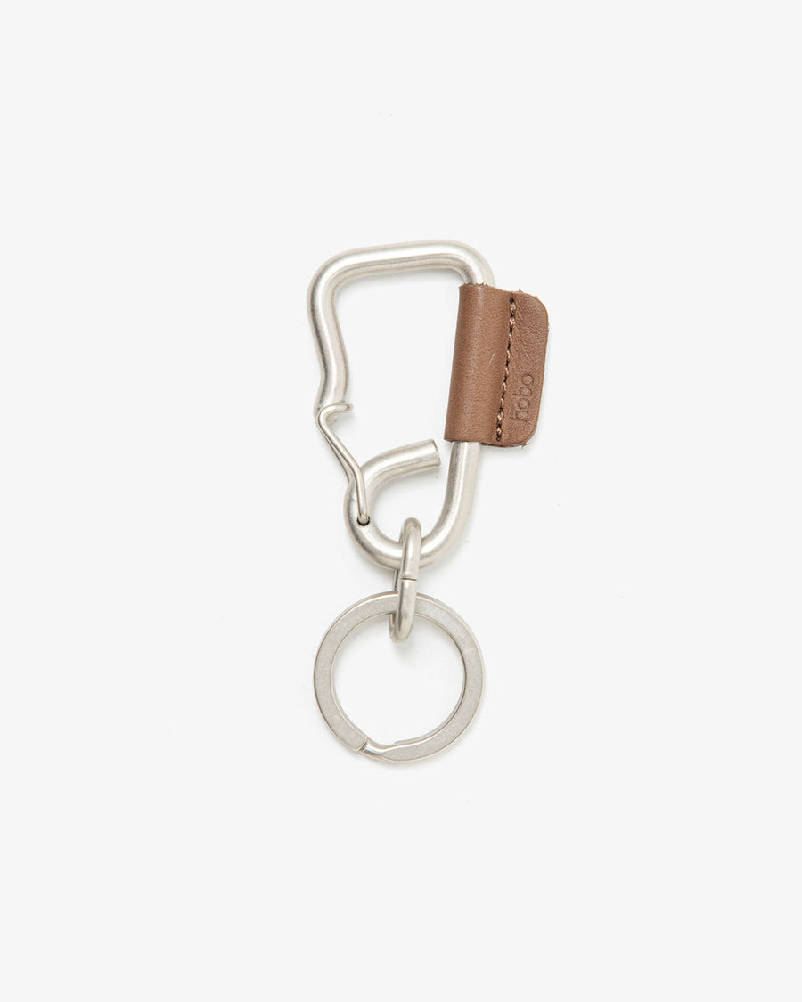 hobo CARABINER KEY RING S with COW LEATHER