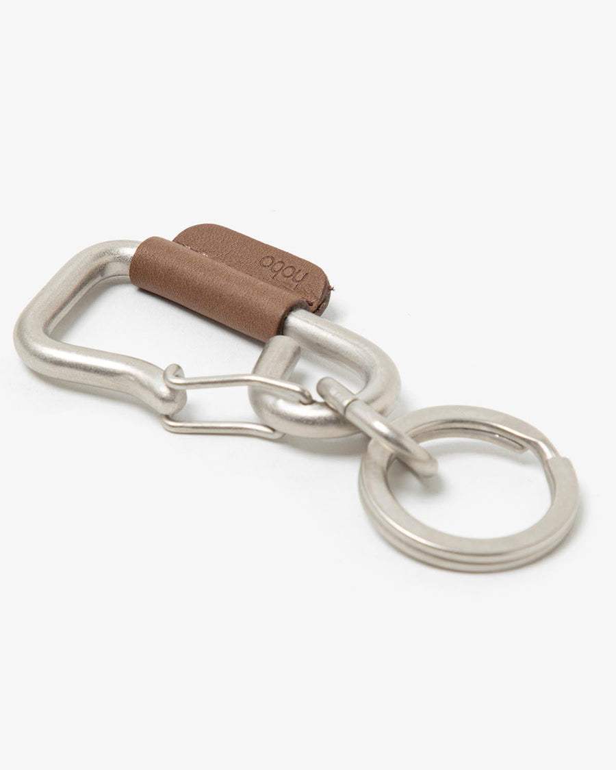 hobo CARABINER KEY RING S with COW LEATHER