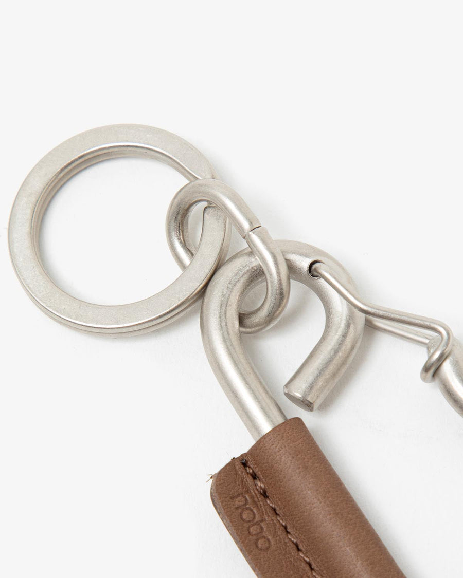 hobo CARABINER KEY RING S with COW LEATHER