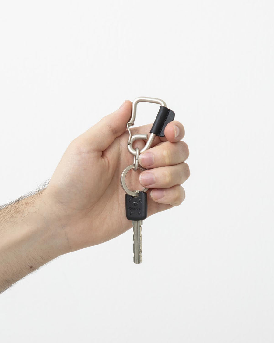 hobo CARABINER KEY RING S with COW LEATHER