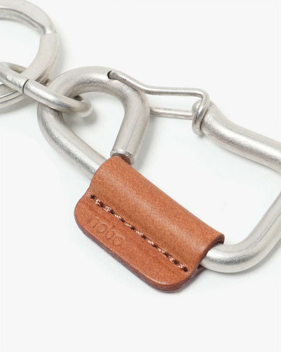 hobo CARABINER KEY RING S with COW LEATHER