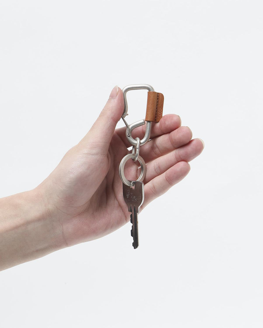 hobo CARABINER KEY RING S with COW LEATHER