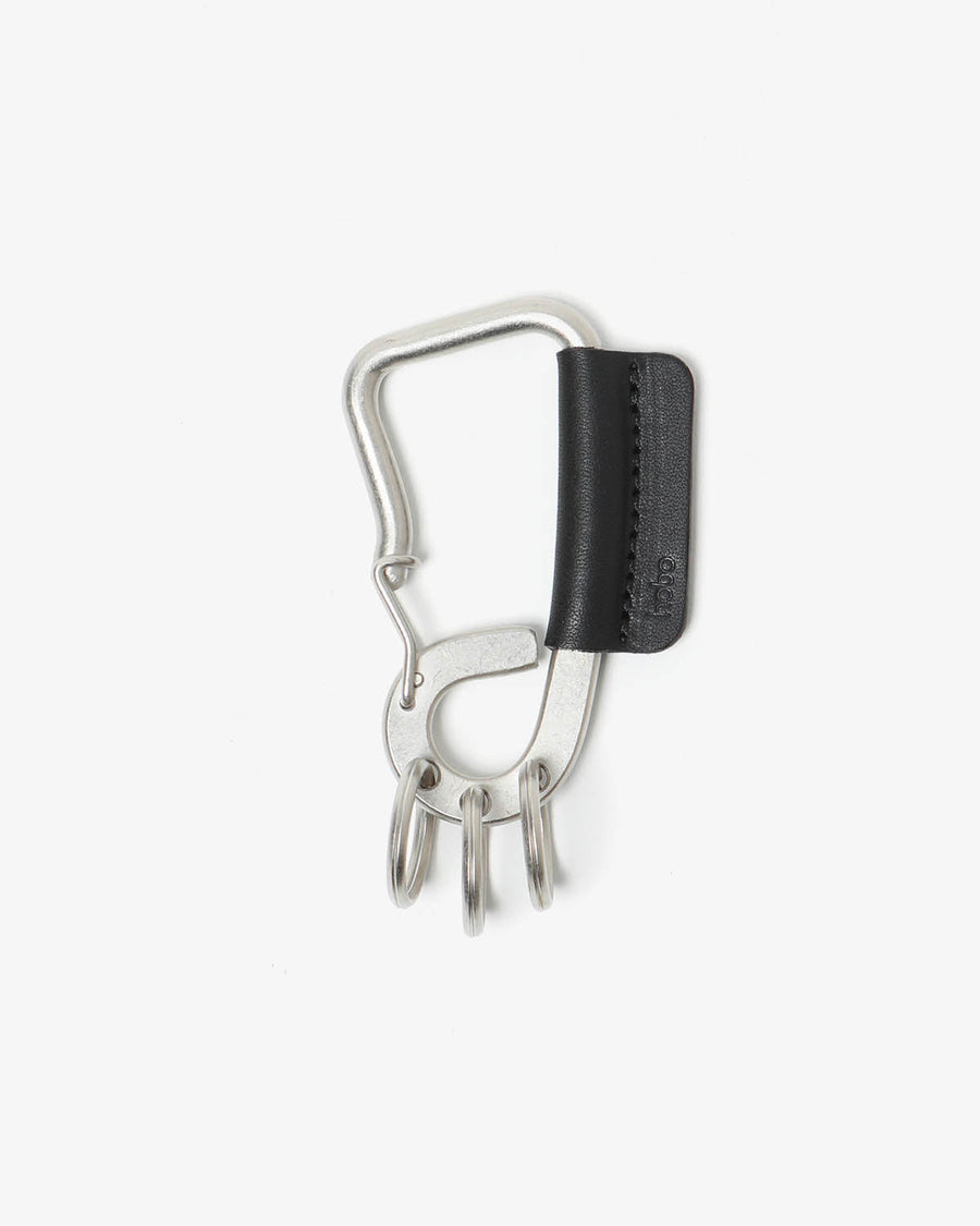 hobo CARABINER KEY RING L with COW LEATHER