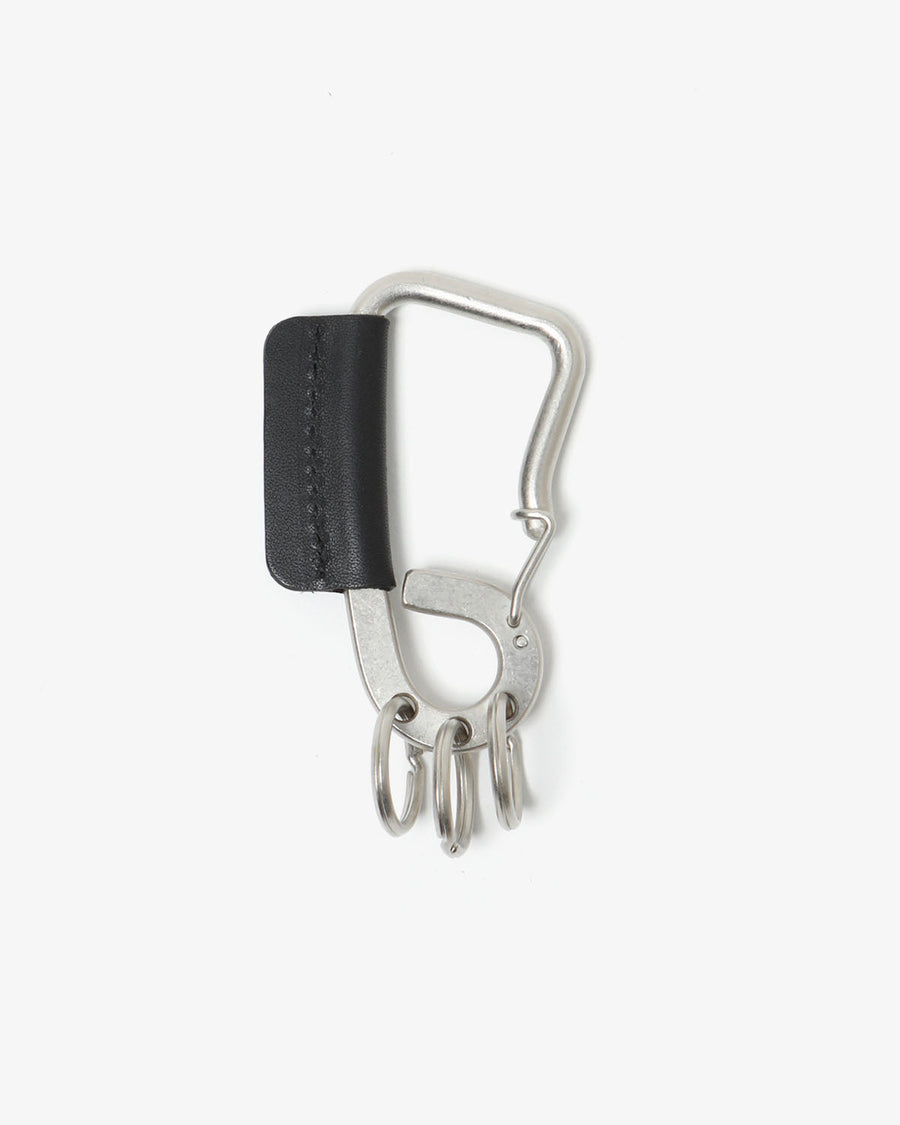 hobo CARABINER KEY RING L with COW LEATHER