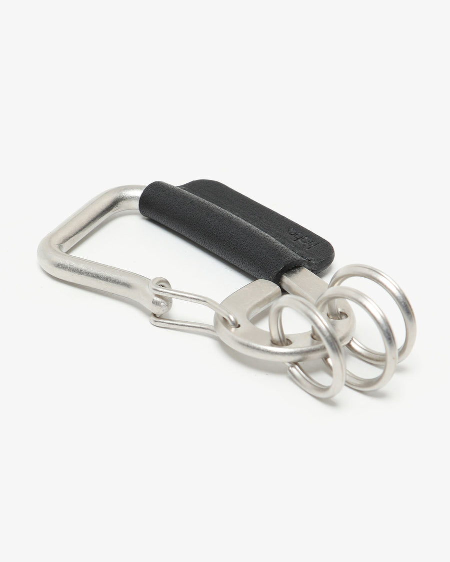 hobo CARABINER KEY RING L with COW LEATHER