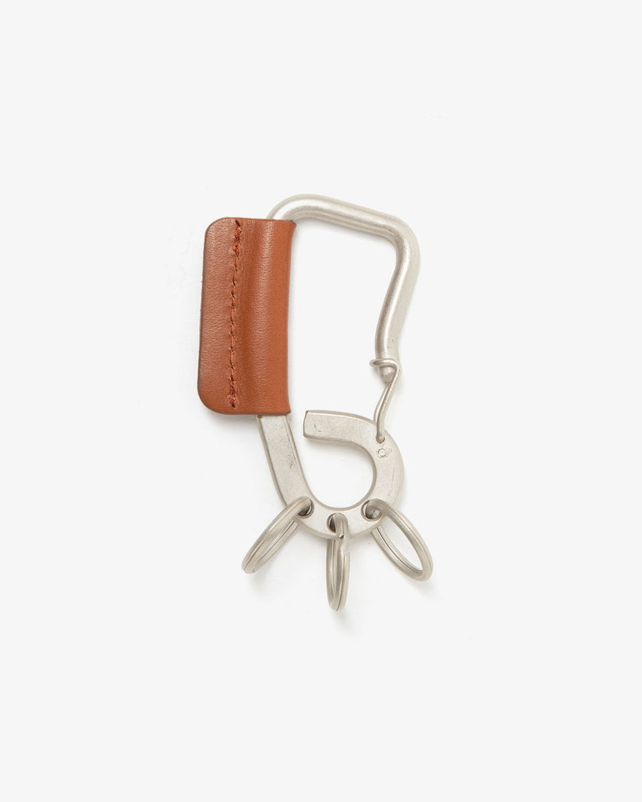 hobo CARABINER KEY RING L with COW LEATHER