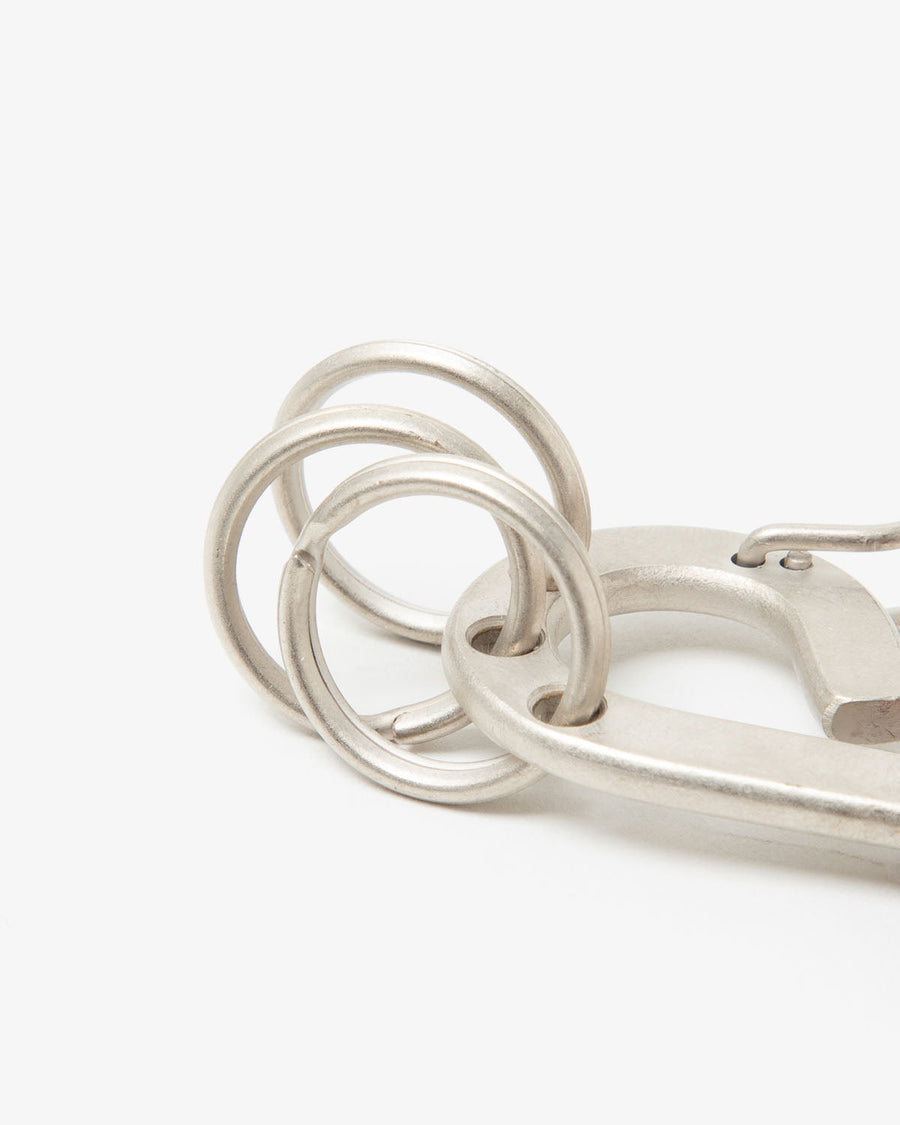 hobo CARABINER KEY RING L with COW LEATHER