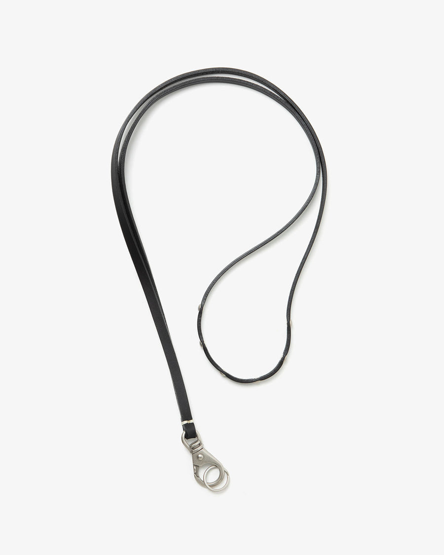 hobo STUDDED LONG KEY RING with COW LEATHER