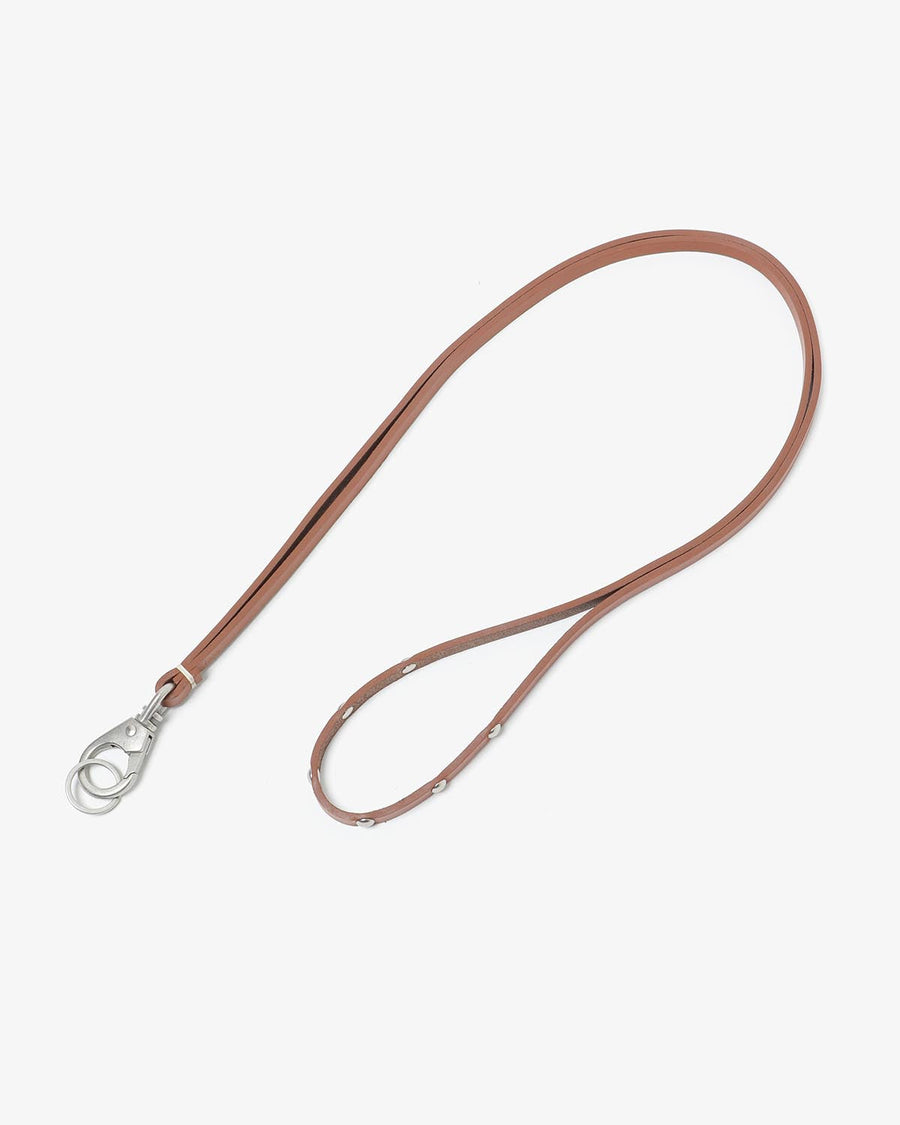 hobo STUDDED LONG KEY RING with COW LEATHER