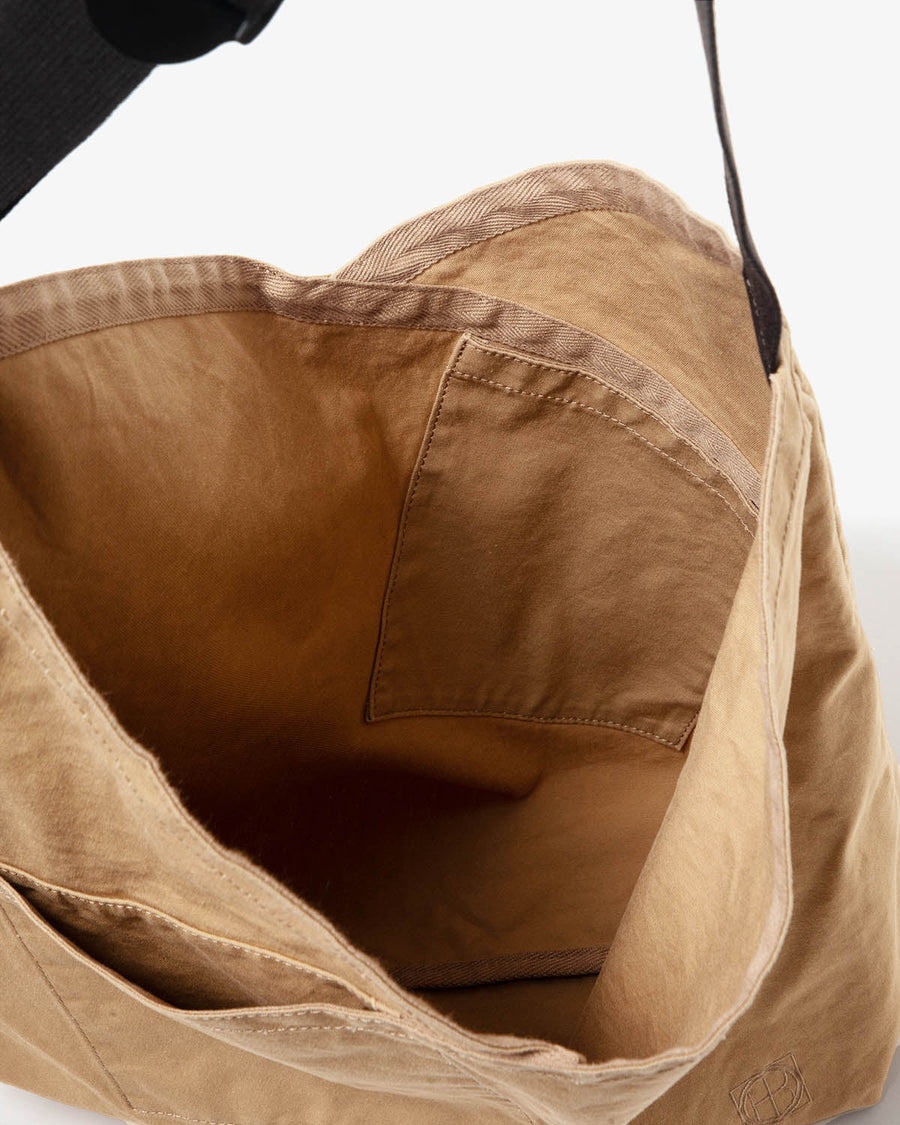 hobo AZUMA SHOULDER BAG M LIGHT CANVAS