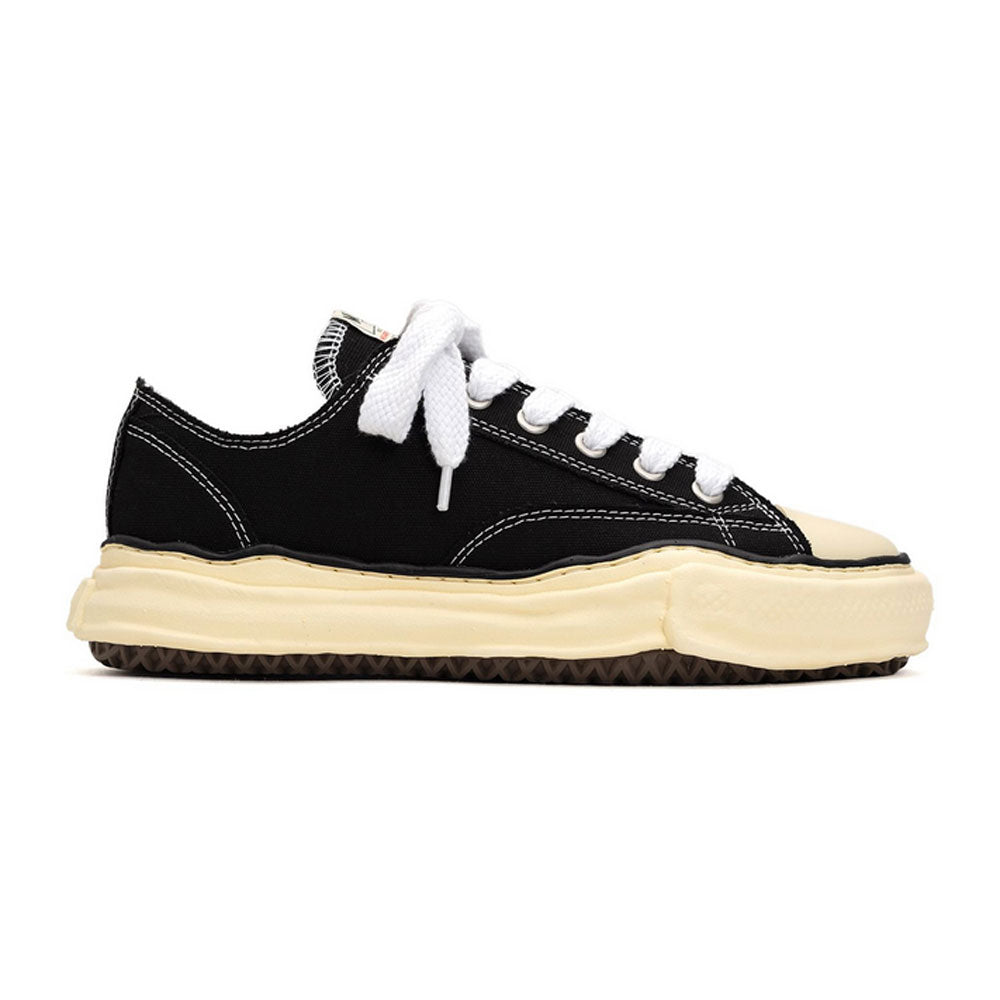 Maison MIHARA YASUHIRO PETERSON Low Vintage Sole Canvas Sneaker Black