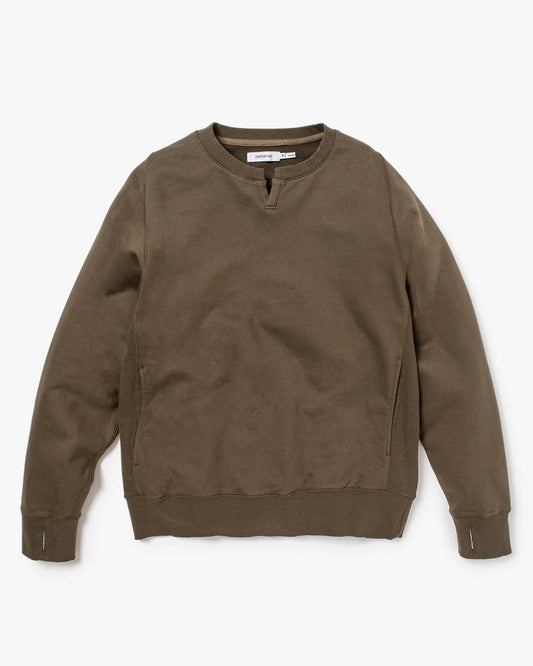 nonnative DWELLER L/S T-NECK PULLOVER COTTON SWEAT