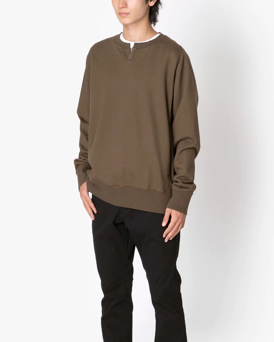 nonnative DWELLER L/S T-NECK PULLOVER COTTON SWEAT