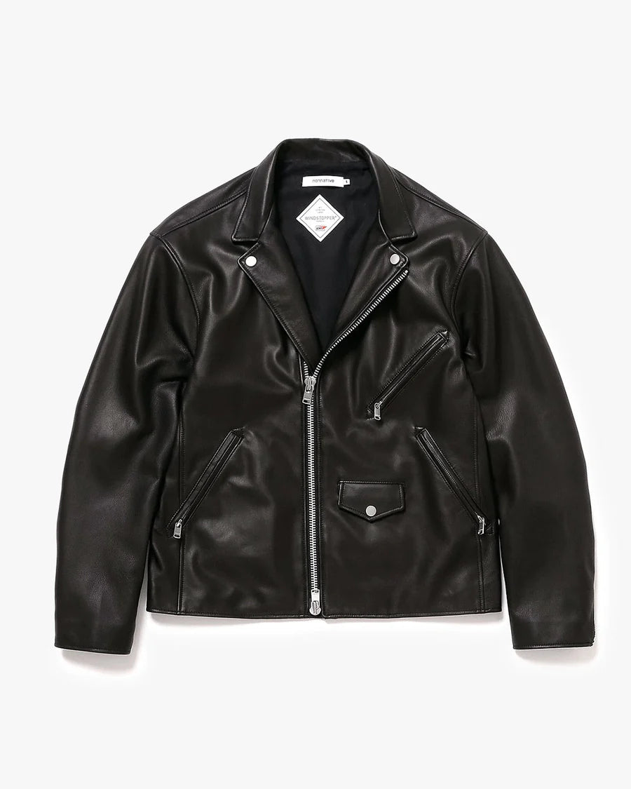 nonnative RIDER BLOUSON SHEEP LEATHER WITH GORE-TEX WINDSTOPPER®
