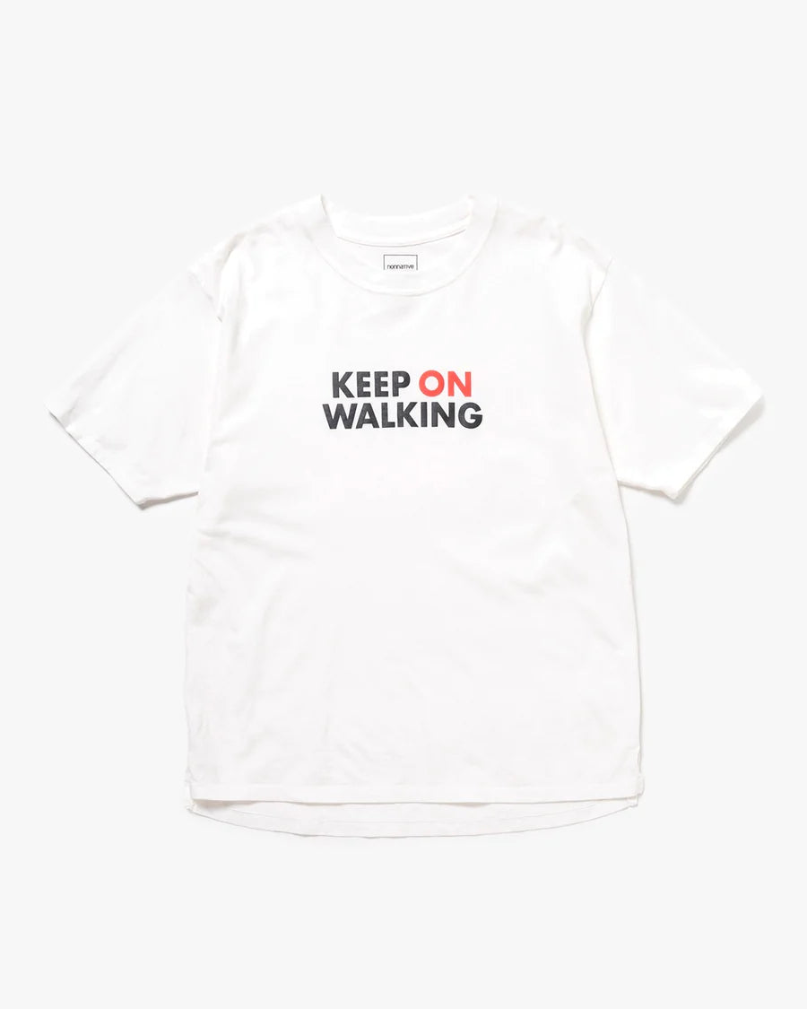 nonnative DWELLER S/S TEE "KEEP ON WALKING"