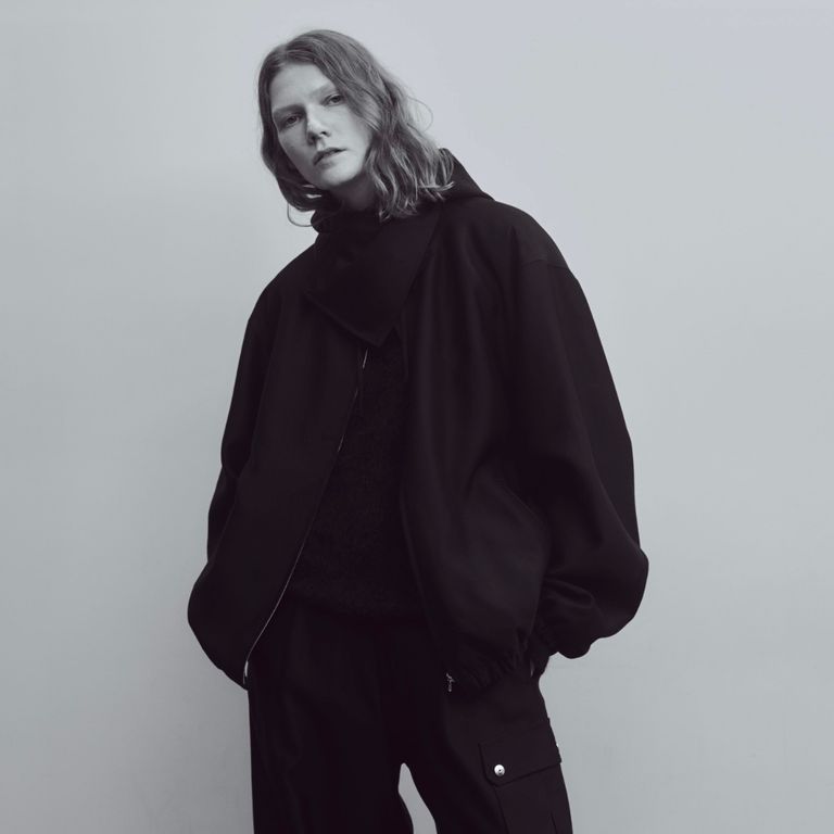 ssstein W/R/SI DOUBLE WEAVE HOODED JACKET