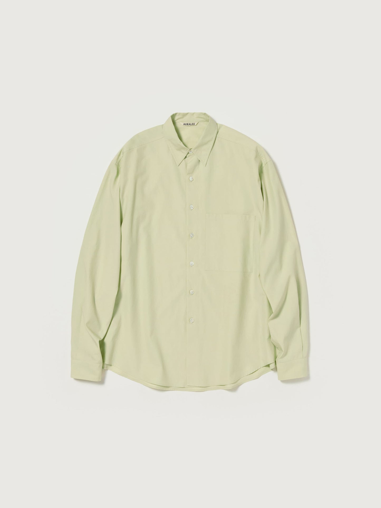AURALEE WASHED FINX TWILL BIG SHIRT