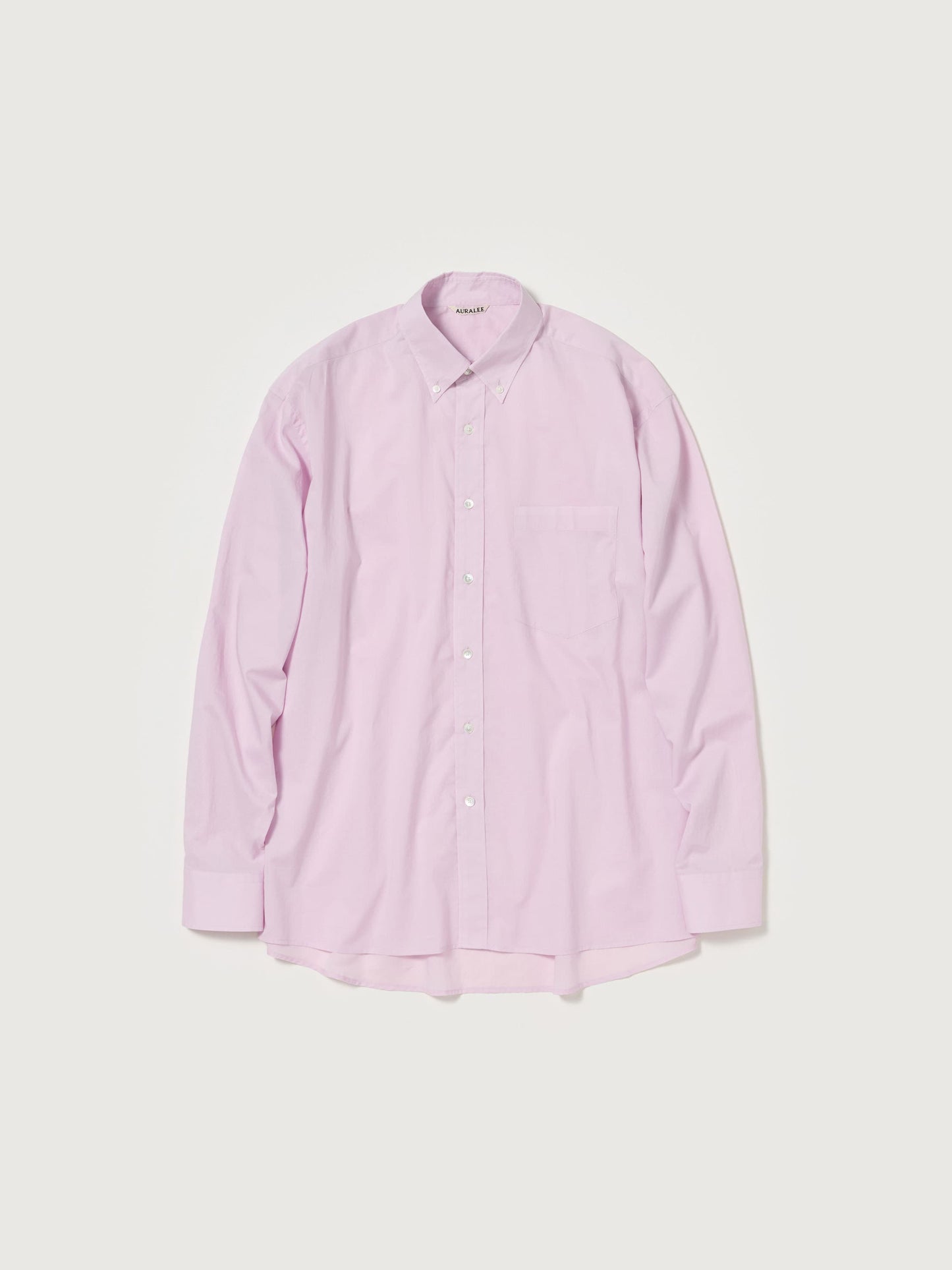 AURALEE WASHED FINX TYPEWRITER BUTTON DOWN SHIRT