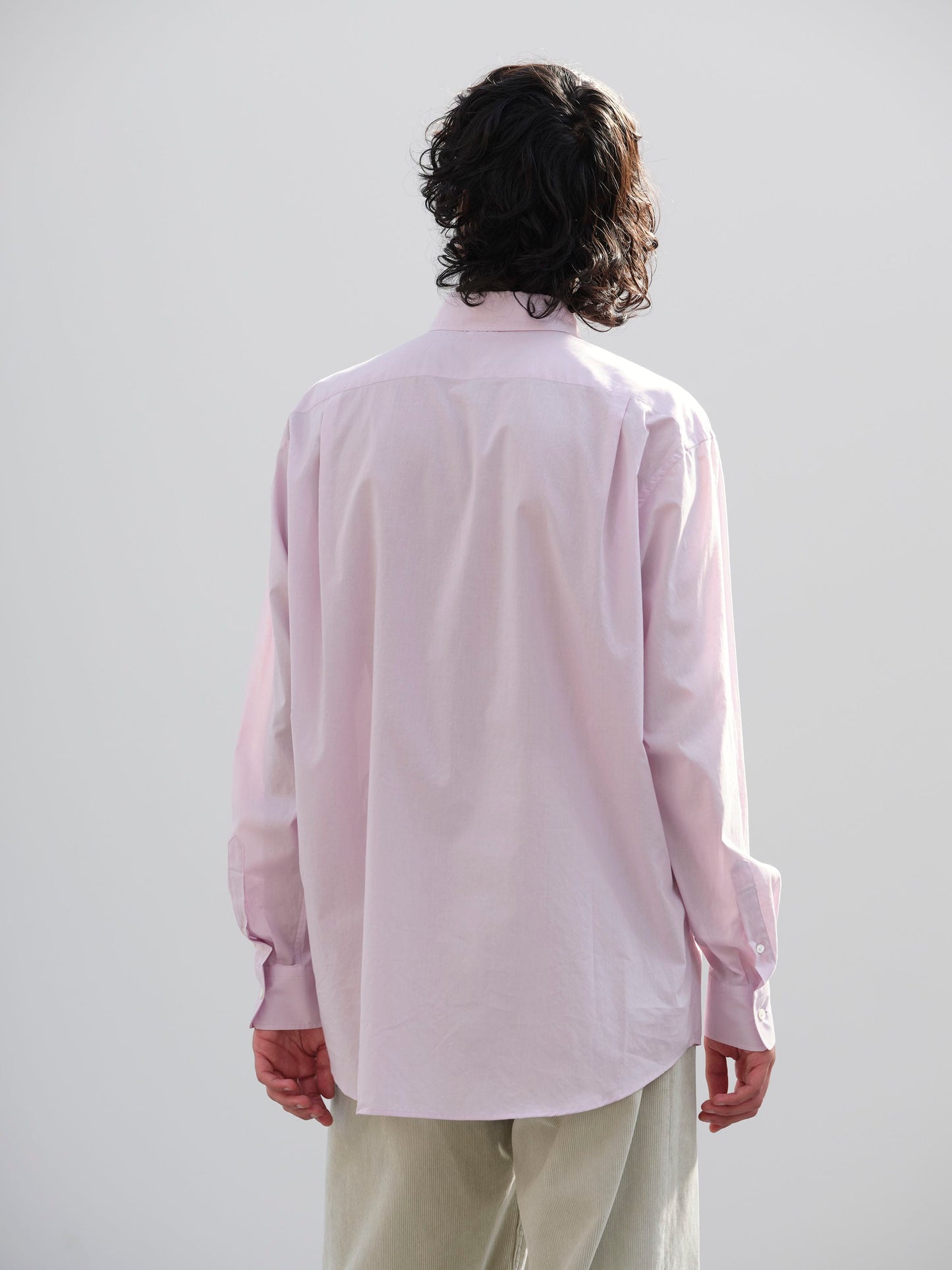 AURALEE WASHED FINX TYPEWRITER BUTTON DOWN SHIRT