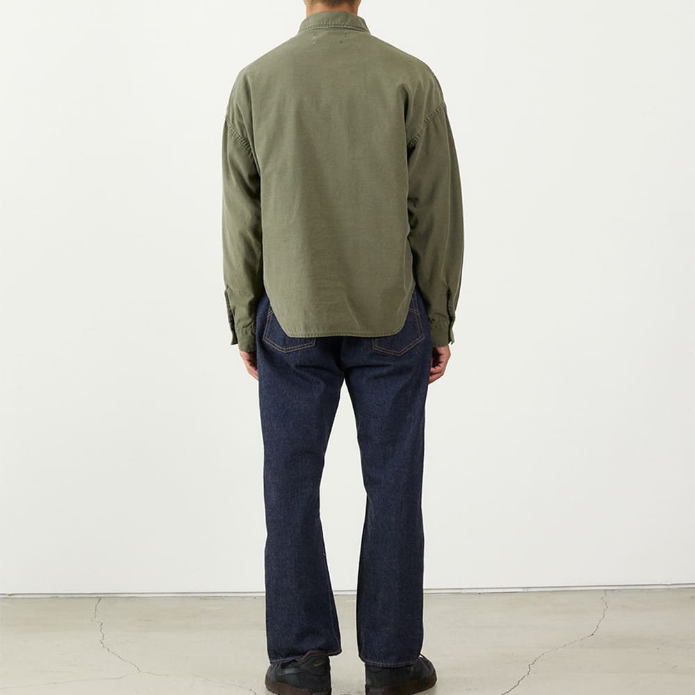 REMI RELIEF WIDE MILITARY SHIRT (embroidery: tiger)