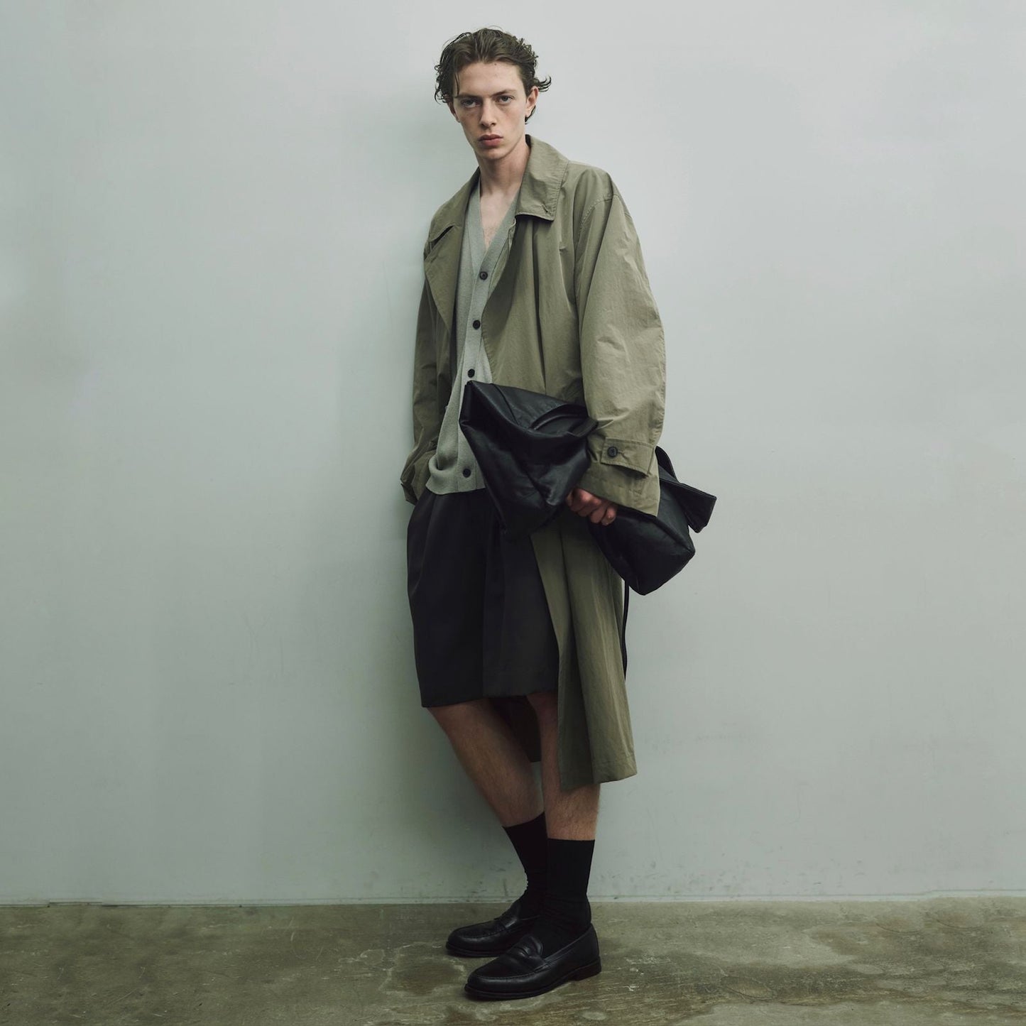 ssstein WIDE EASY SHORT TROUSERS