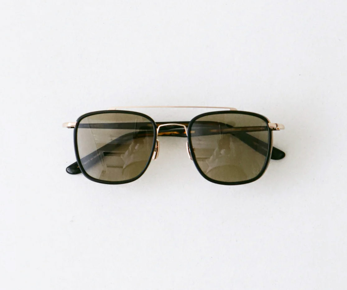 YELLOWS PLUS PETE SUNGLASS Black Havana/Deep Gold